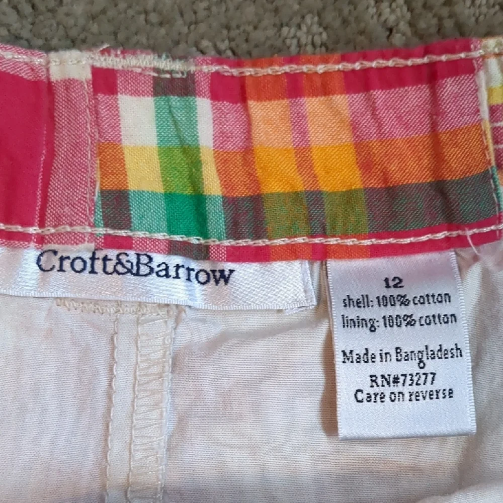 Plaid Multicolor Women's Skort - Picture 4 of 8